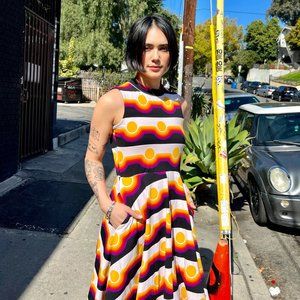 Nooworks Dahlia Dress in Circa print